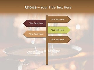 New Year's Eve Elegant Tray PowerPoint Template