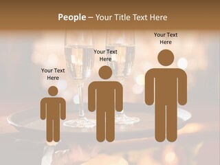 New Year's Eve Elegant Tray PowerPoint Template