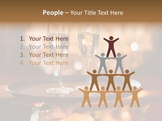 New Year's Eve Elegant Tray PowerPoint Template