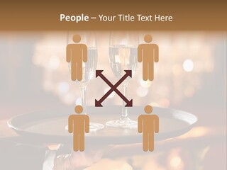 New Year's Eve Elegant Tray PowerPoint Template