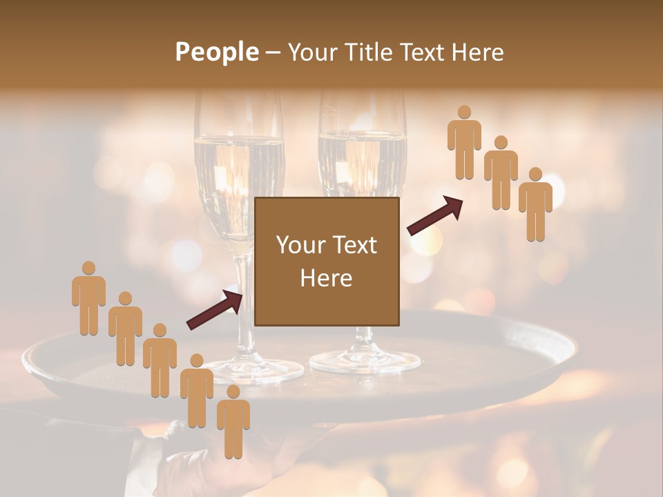 New Year's Eve Elegant Tray PowerPoint Template