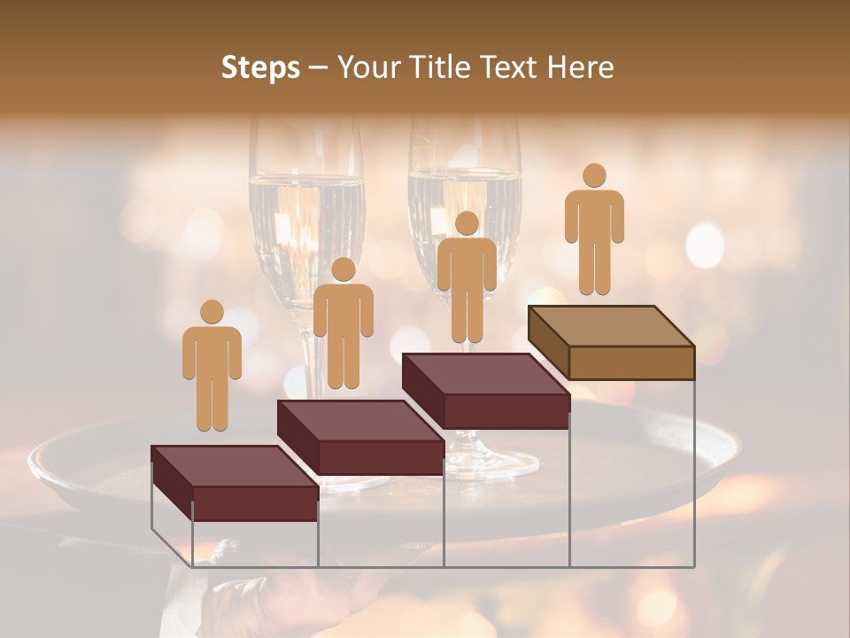 New Year's Eve Elegant Tray PowerPoint Template