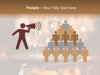 New Year's Eve Elegant Tray PowerPoint Template