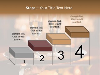 New Year's Eve Elegant Tray PowerPoint Template