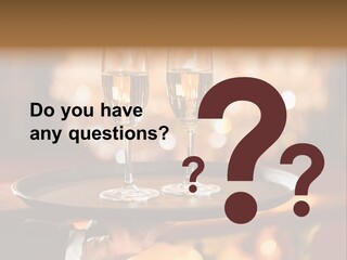 New Year's Eve Elegant Tray PowerPoint Template