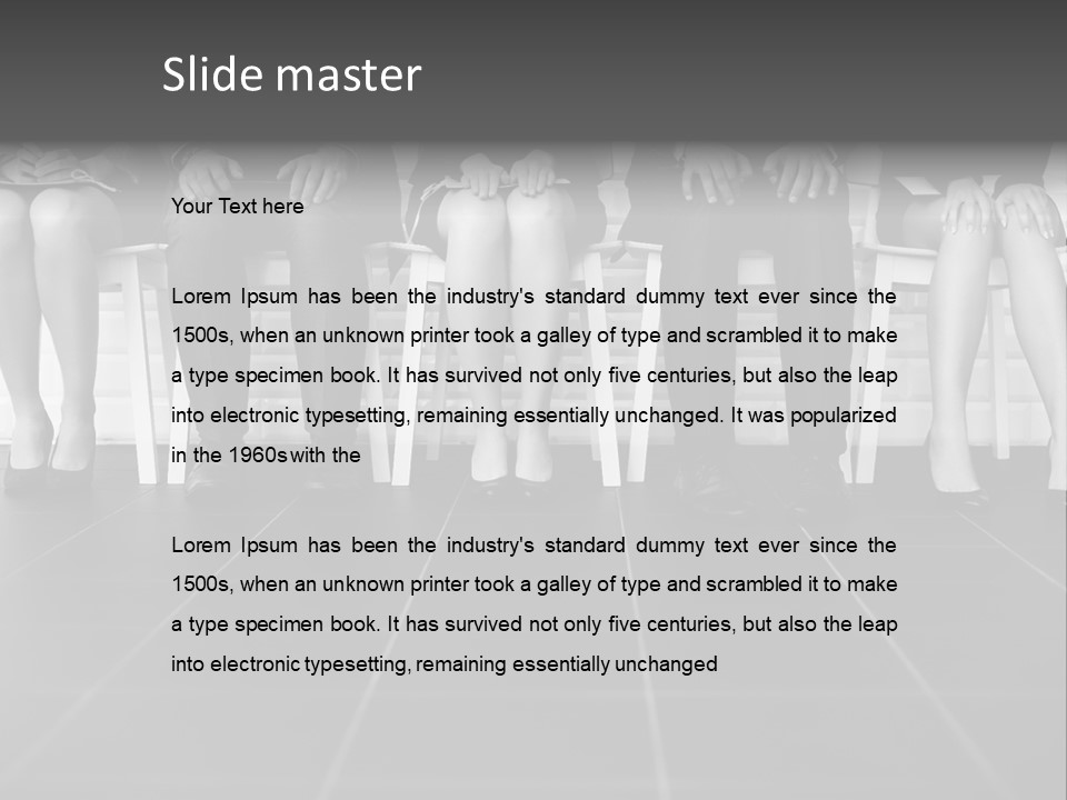 Students Learn Waiting PowerPoint Template