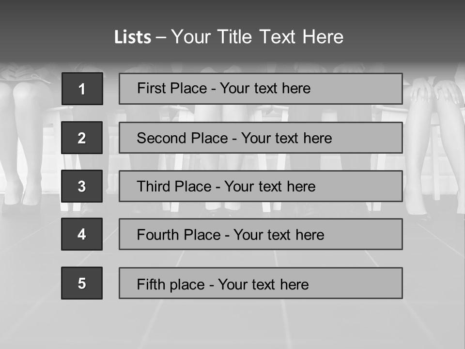 Students Learn Waiting PowerPoint Template