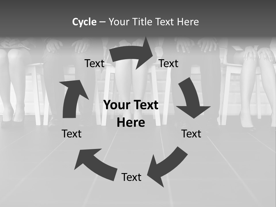 Students Learn Waiting PowerPoint Template