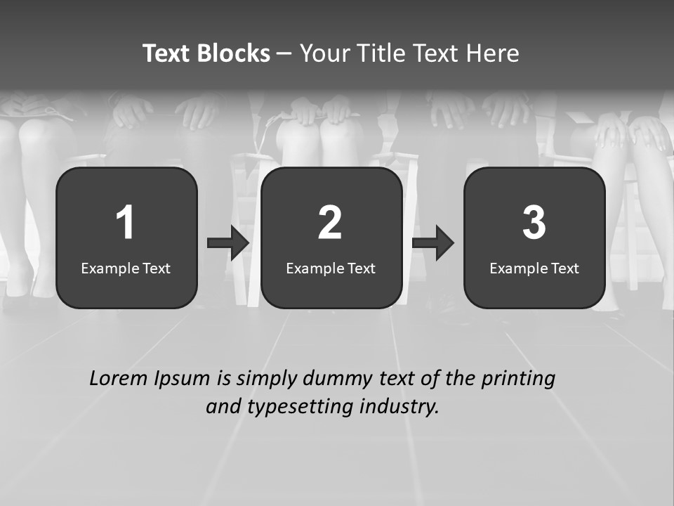 Students Learn Waiting PowerPoint Template