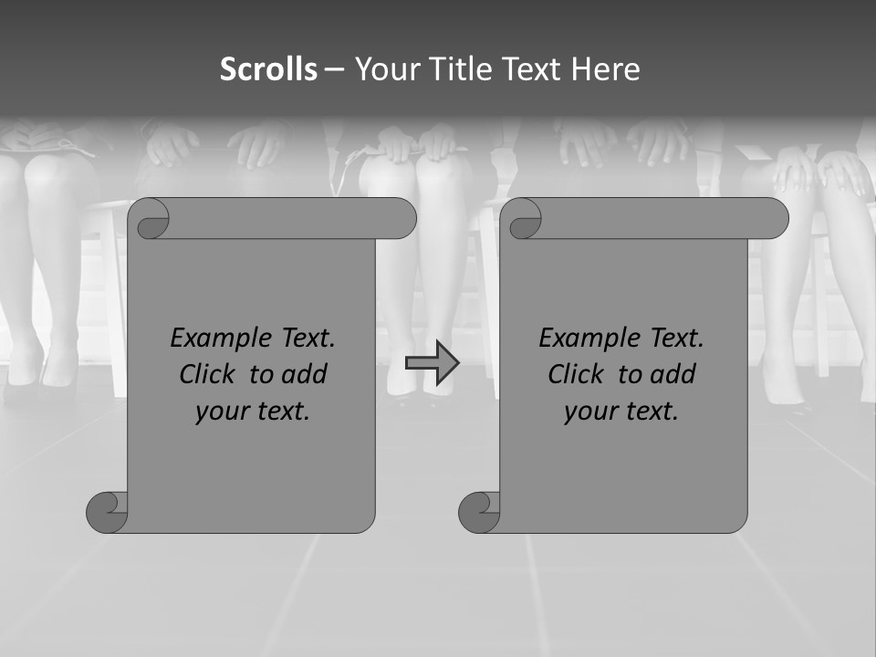 Students Learn Waiting PowerPoint Template