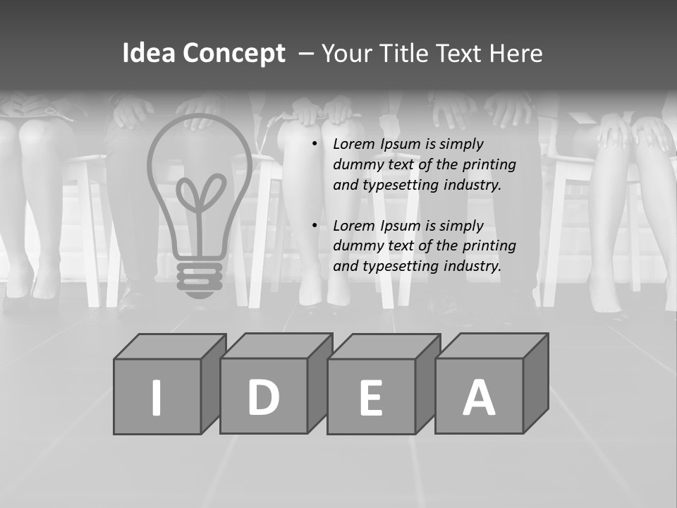Students Learn Waiting PowerPoint Template