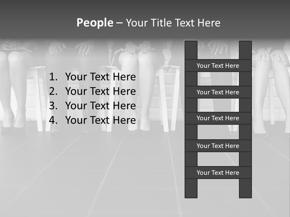 Students Learn Waiting PowerPoint Template