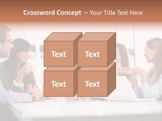 Company Group Of People Business PowerPoint Template