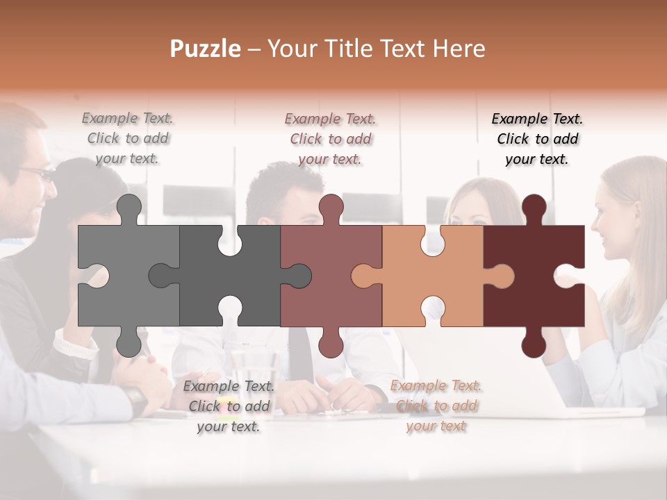 Company Group Of People Business PowerPoint Template