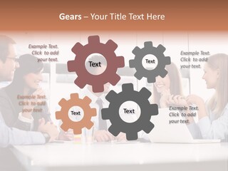 Company Group Of People Business PowerPoint Template