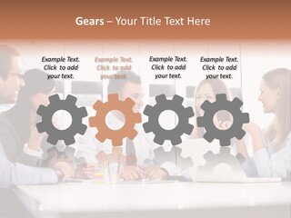 Company Group Of People Business PowerPoint Template