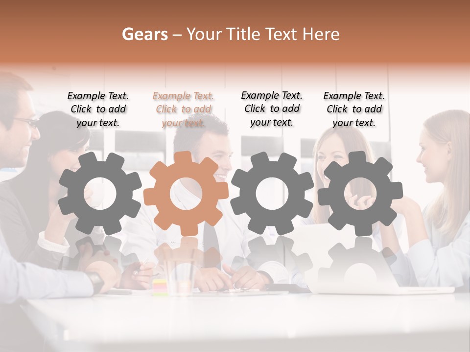 Company Group Of People Business PowerPoint Template