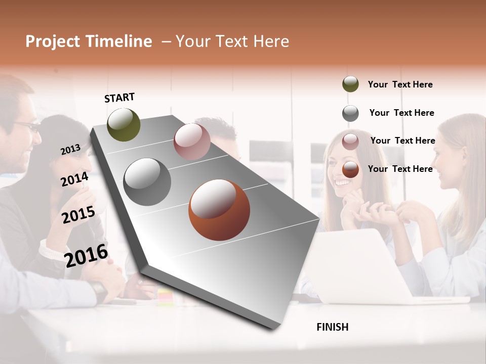 Company Group Of People Business PowerPoint Template