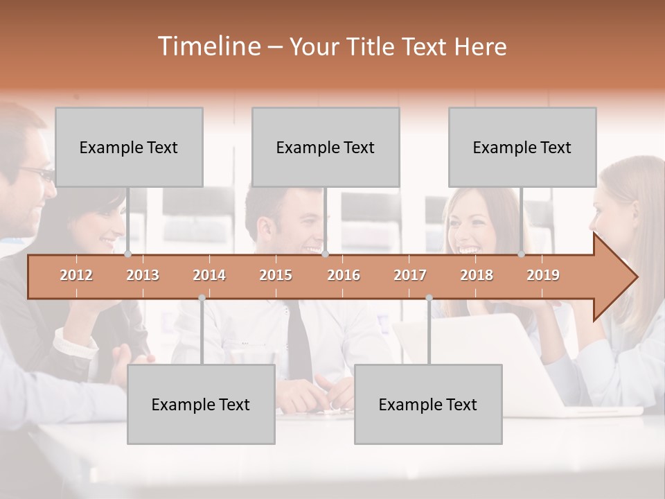 Company Group Of People Business PowerPoint Template
