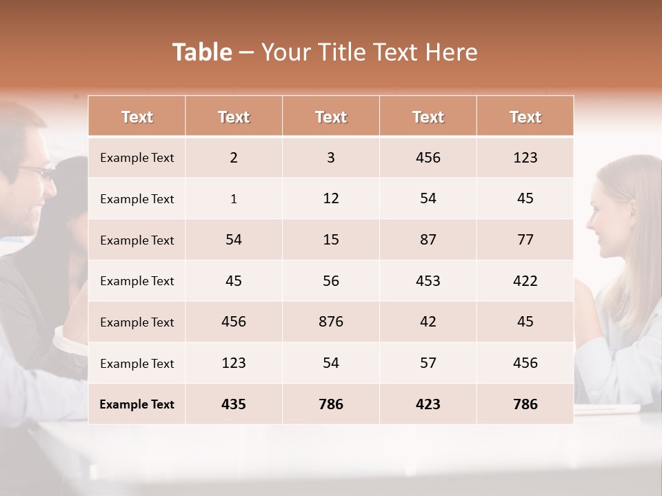Company Group Of People Business PowerPoint Template