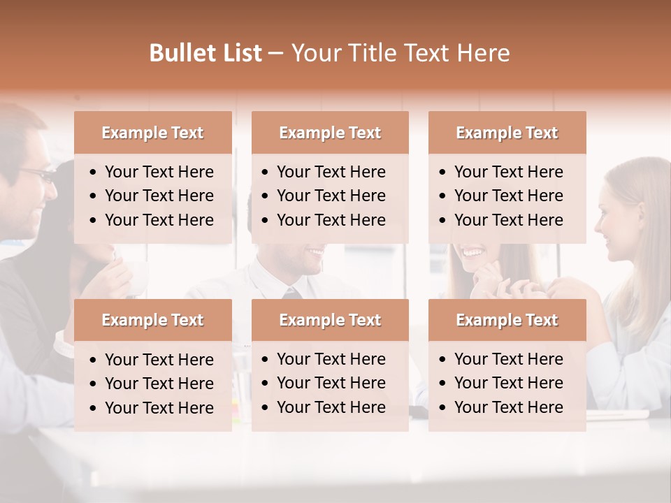 Company Group Of People Business PowerPoint Template