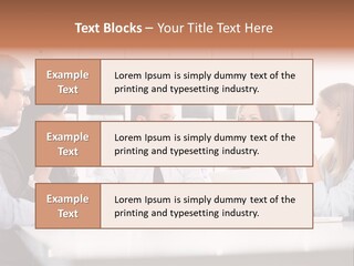 Company Group Of People Business PowerPoint Template