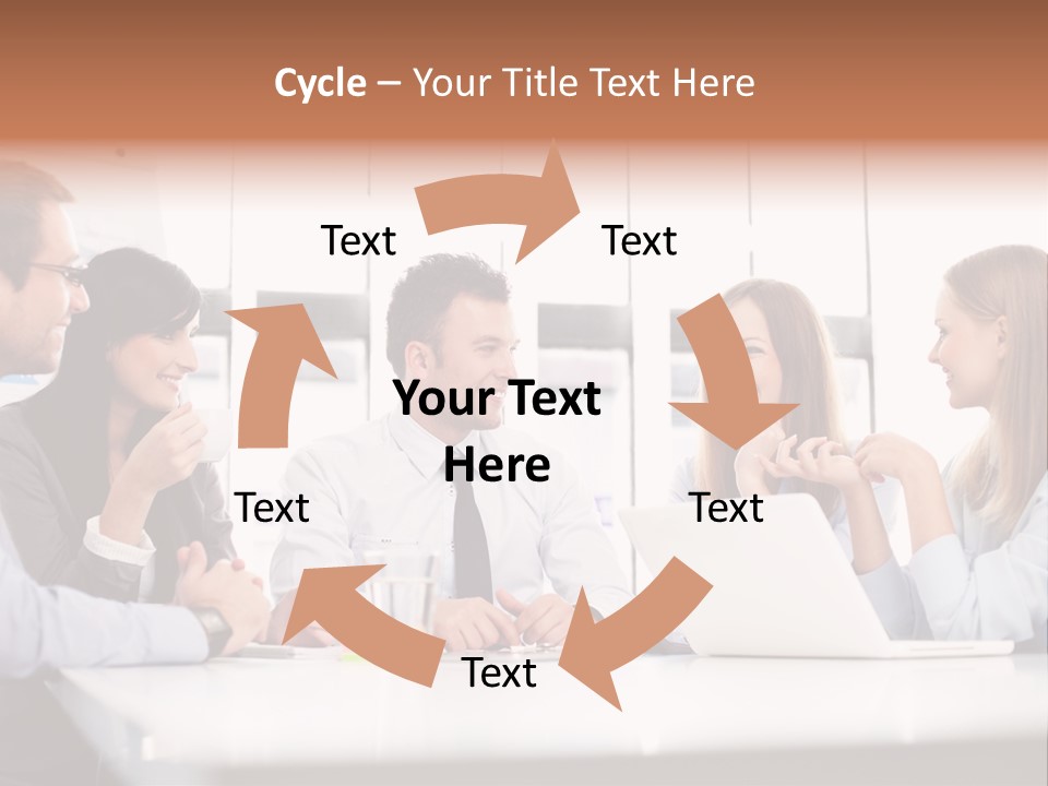 Company Group Of People Business PowerPoint Template