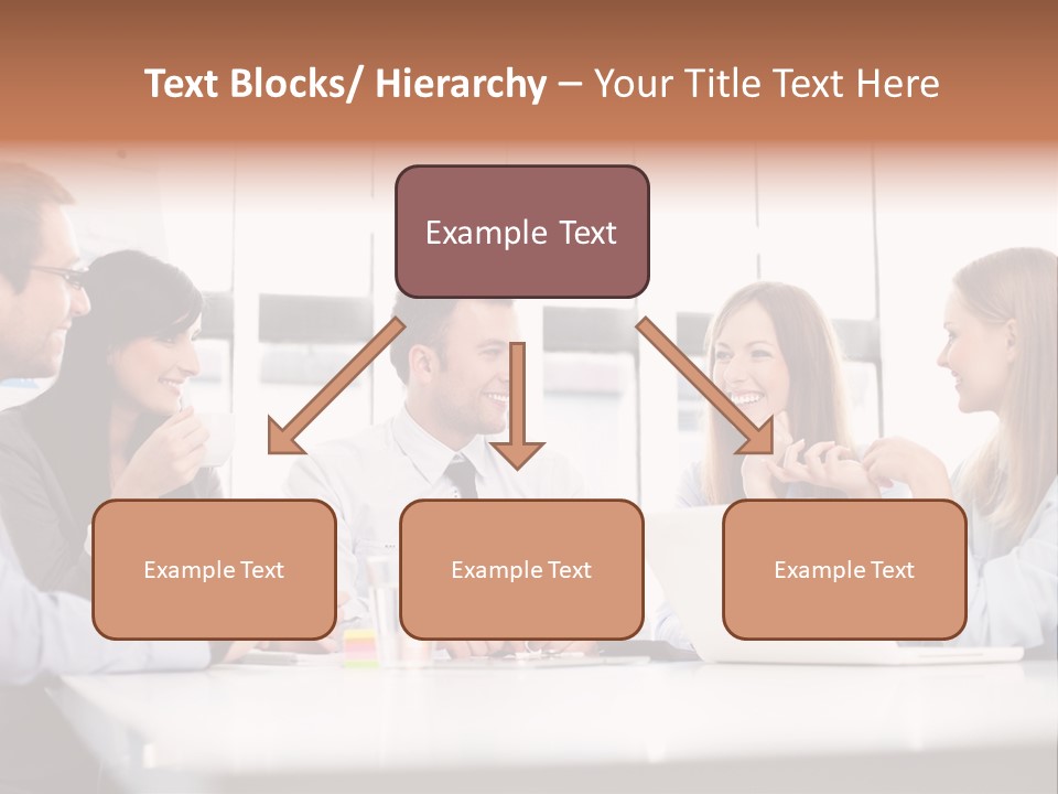Company Group Of People Business PowerPoint Template