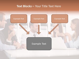 Company Group Of People Business PowerPoint Template