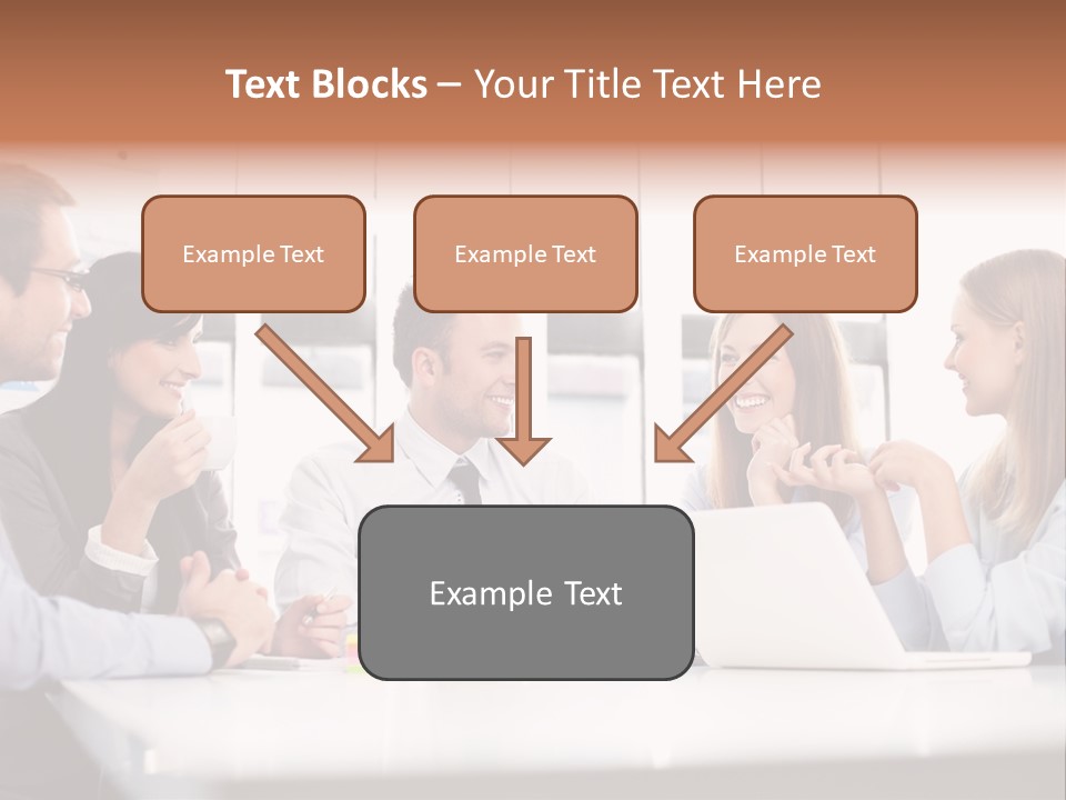 Company Group Of People Business PowerPoint Template