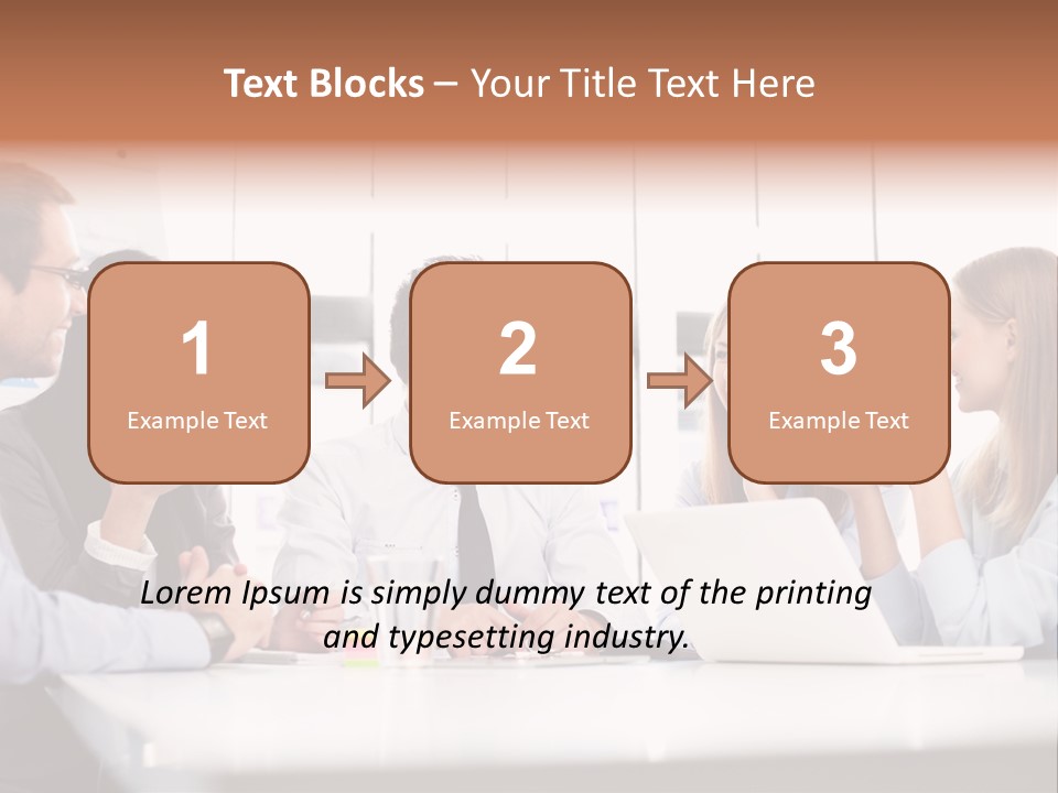 Company Group Of People Business PowerPoint Template