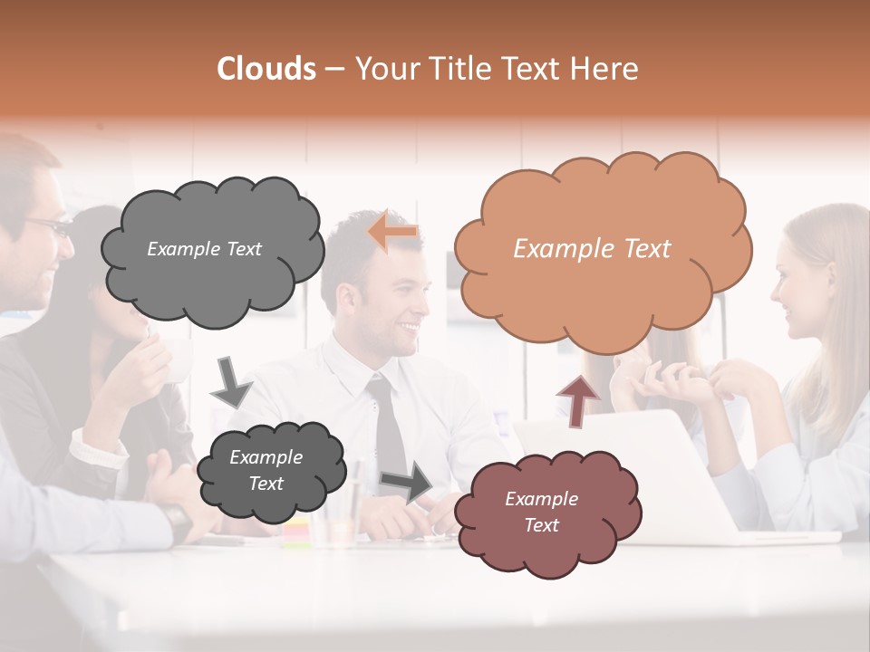 Company Group Of People Business PowerPoint Template