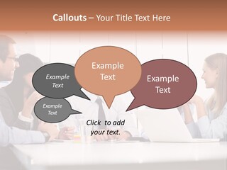 Company Group Of People Business PowerPoint Template