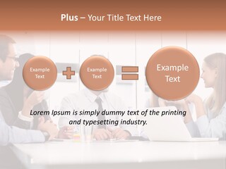 Company Group Of People Business PowerPoint Template