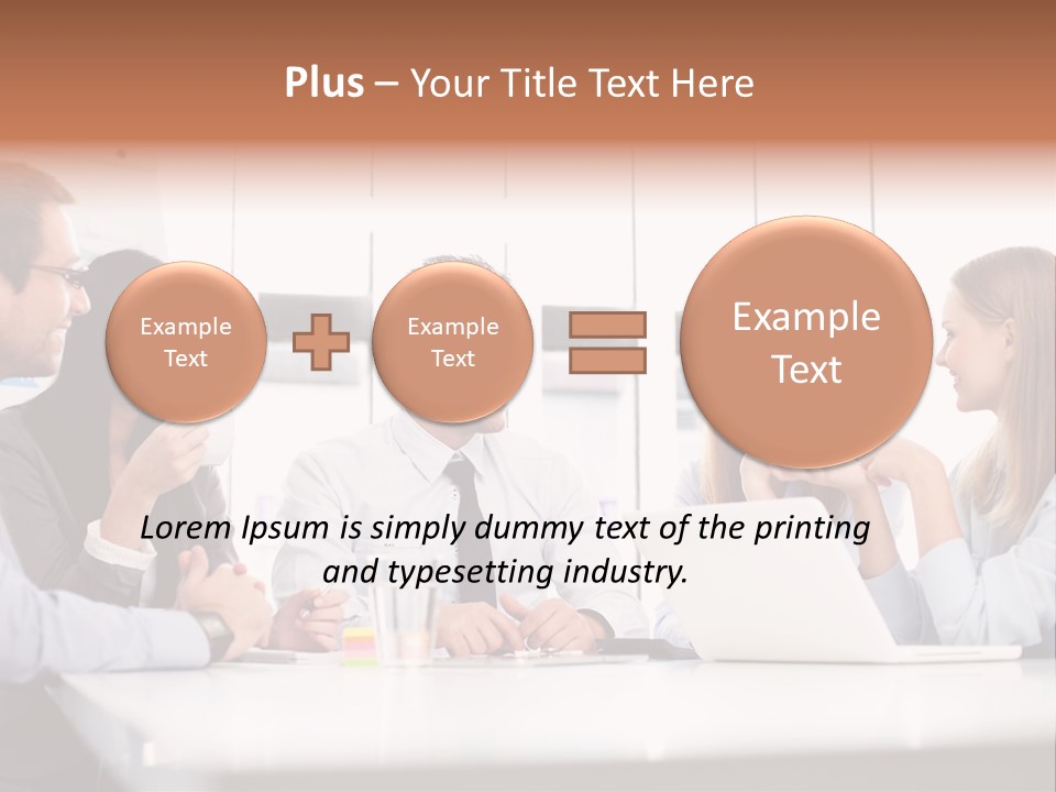 Company Group Of People Business PowerPoint Template