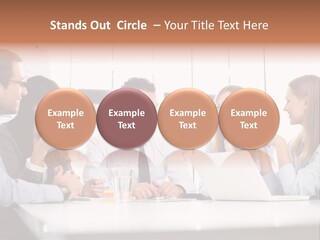 Company Group Of People Business PowerPoint Template