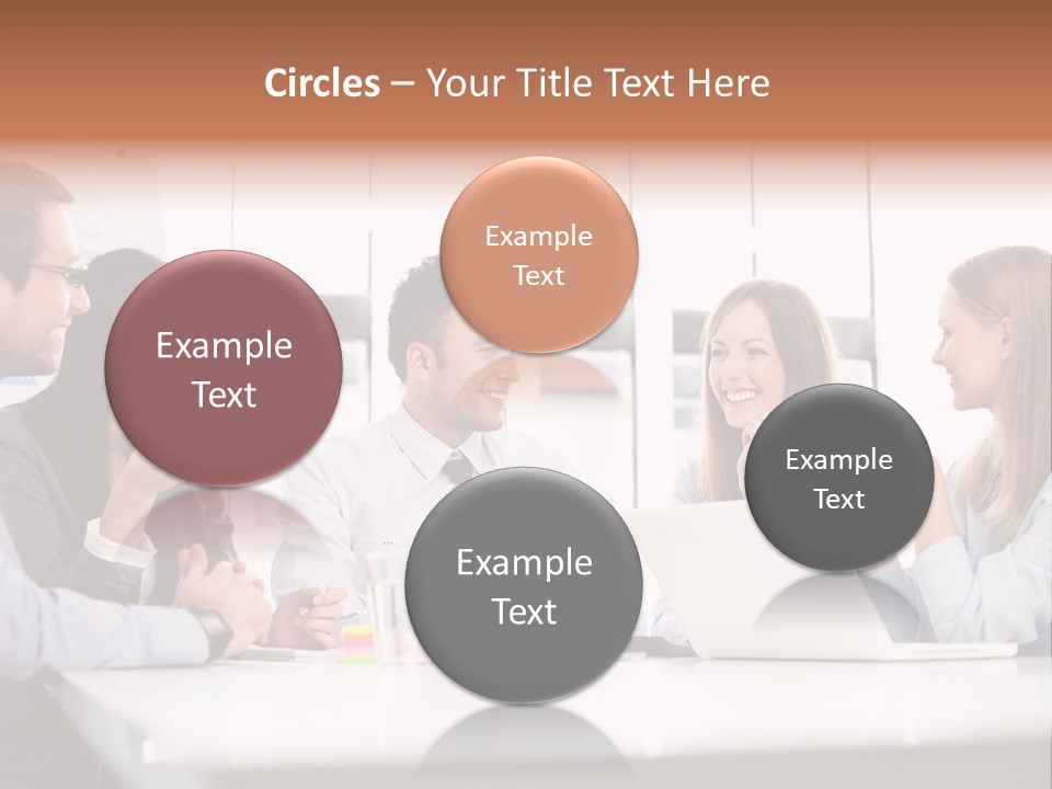 Company Group Of People Business PowerPoint Template