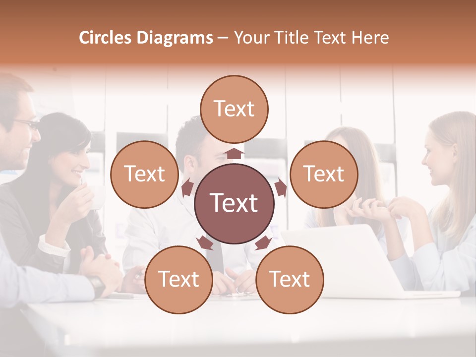 Company Group Of People Business PowerPoint Template