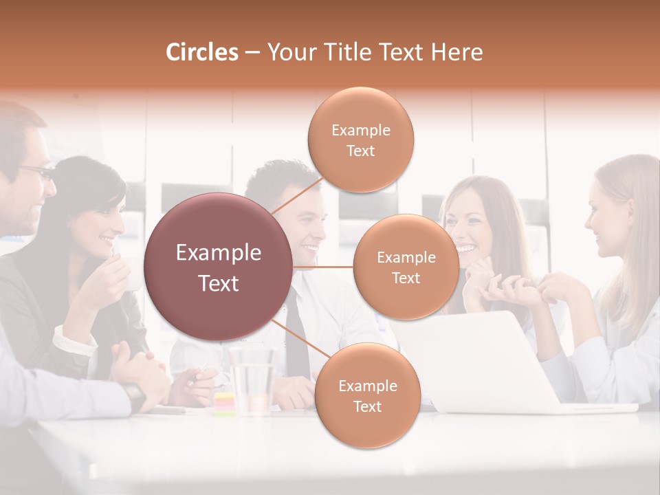 Company Group Of People Business PowerPoint Template