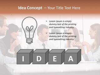 Company Group Of People Business PowerPoint Template