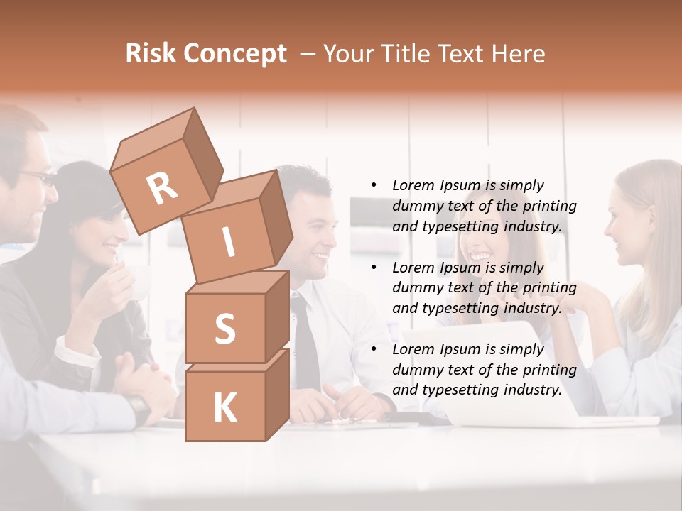 Company Group Of People Business PowerPoint Template