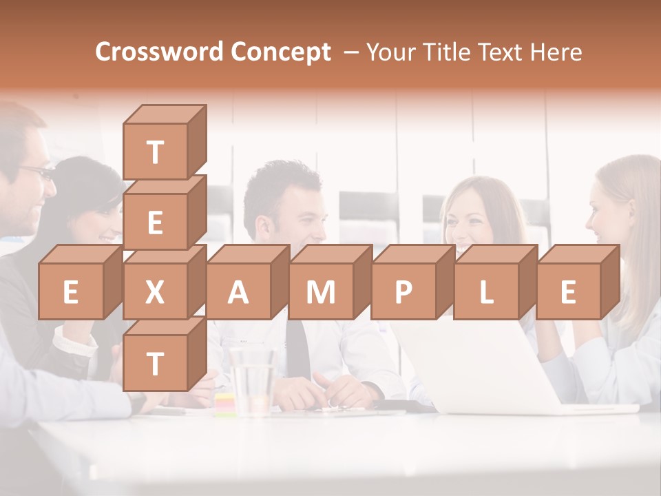 Company Group Of People Business PowerPoint Template