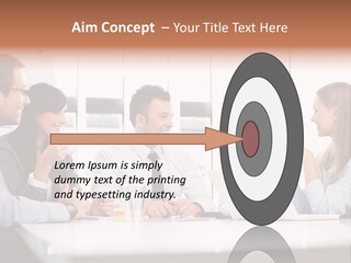 Company Group Of People Business PowerPoint Template