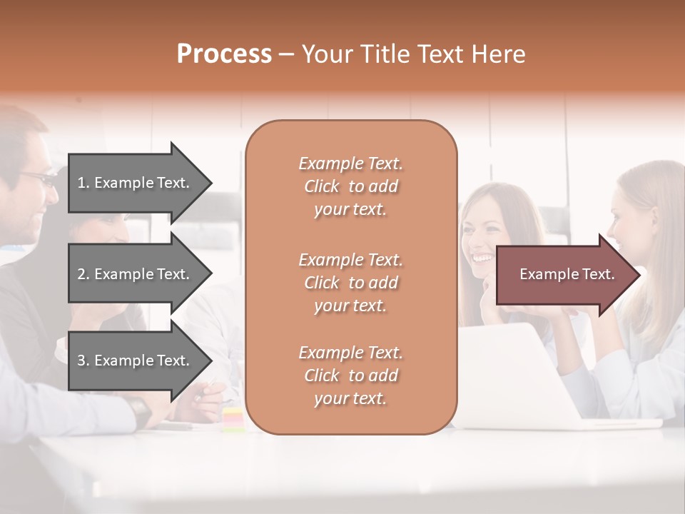 Company Group Of People Business PowerPoint Template