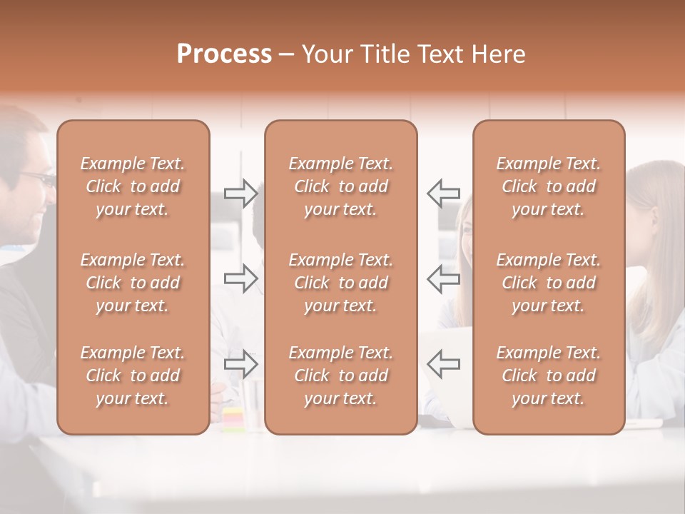 Company Group Of People Business PowerPoint Template
