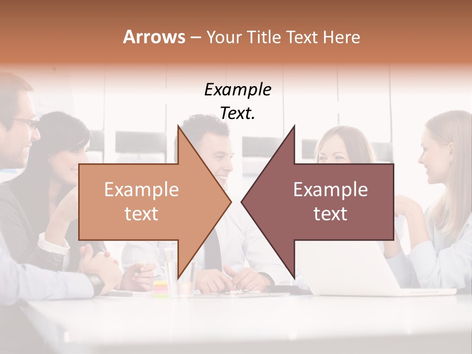 Company Group Of People Business PowerPoint Template