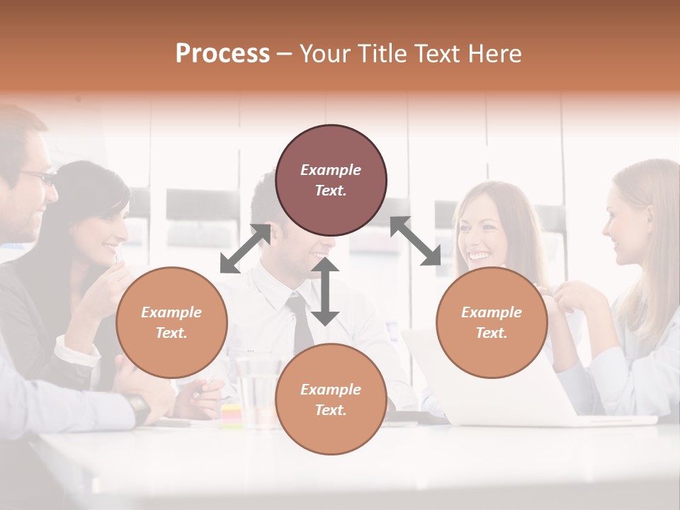 Company Group Of People Business PowerPoint Template
