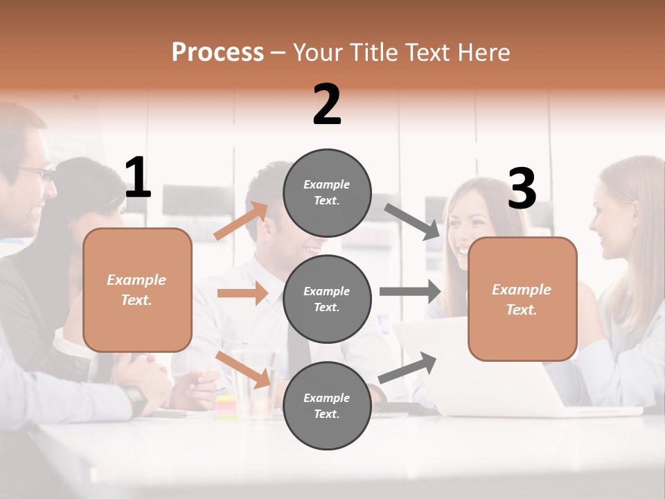 Company Group Of People Business PowerPoint Template