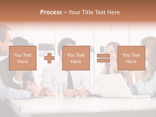 Company Group Of People Business PowerPoint Template