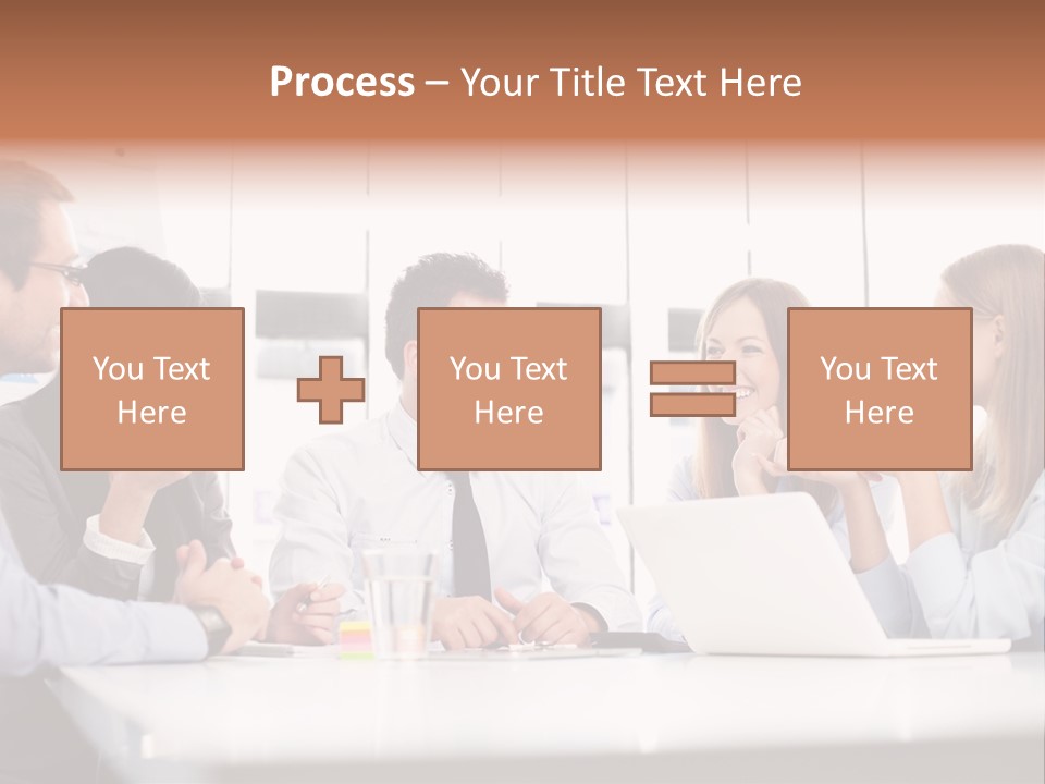 Company Group Of People Business PowerPoint Template